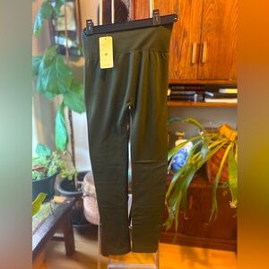 Orange Fashion olive green comfort leggings